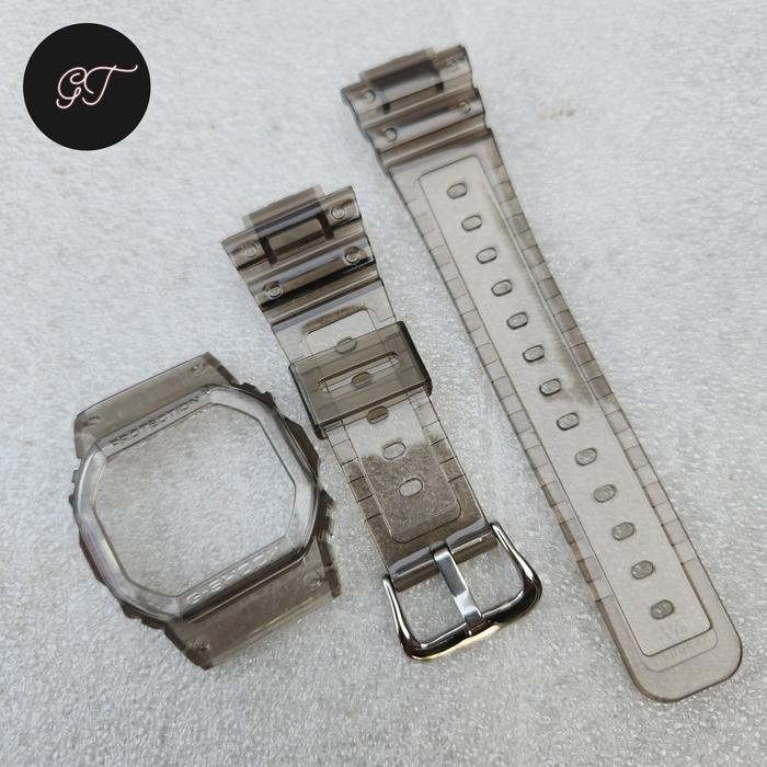 Terlaris Bnb Bezel Strap DW-5600/DW-5700/DW-5000/GW-B5600/GWX-5600 Jelly Smoke SALE