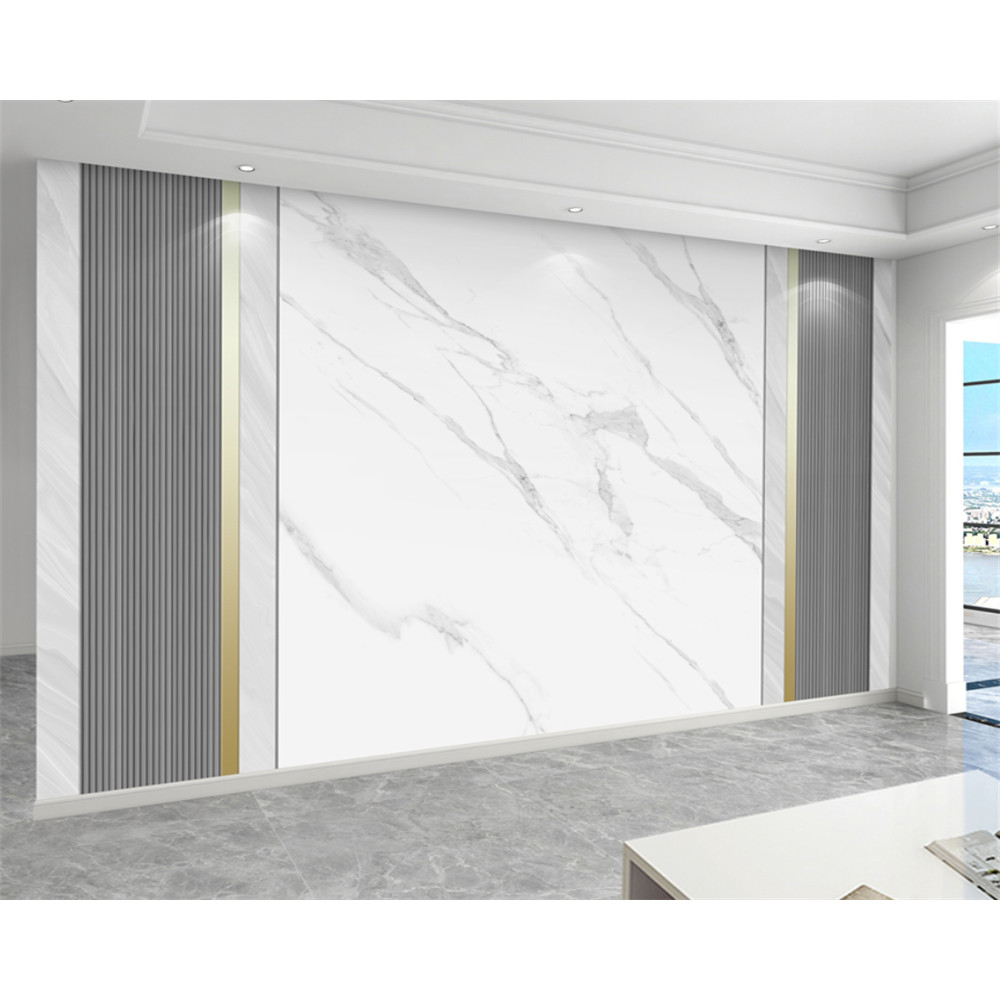 beibehang Customized TV background Modern simple living room Grille