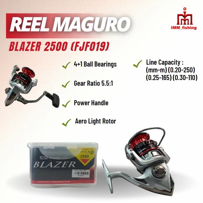 Reel Maguro Blazer 2500 #Gratisongkir