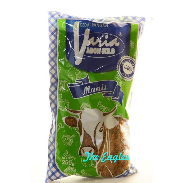 

Abon Sapi manis VARIA 250 gr Oleh tradisional khas SOLO enak snack cam