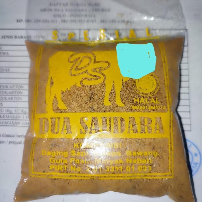 

Abon Sapi Kemasan Ekonomis produsen Abon Sapi Berijin Resmi DNA Ampel Boyolali Original 100 gr