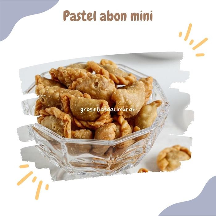 

Pastel Mini Kering Isi Abon Sapi 250gram Camilan Manis