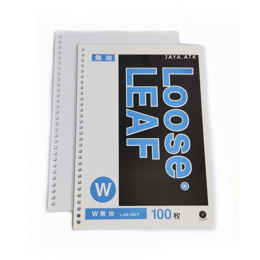 

Kertas Binder Loose Leaf A4 30 Ring Polos 100 Lbr Toyo Isi Buku Ring Kode 432