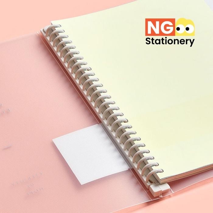 

Ng Stationery - B5 A5 Binder Loose Leaf Binder Ring Notebook Detachable Pp Loose Leaf Notebook Note