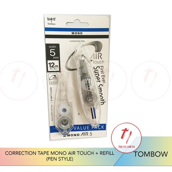 

tip ex+refill tombow mono air correction tape (pen style)xcct-pax5par5 kode 1254