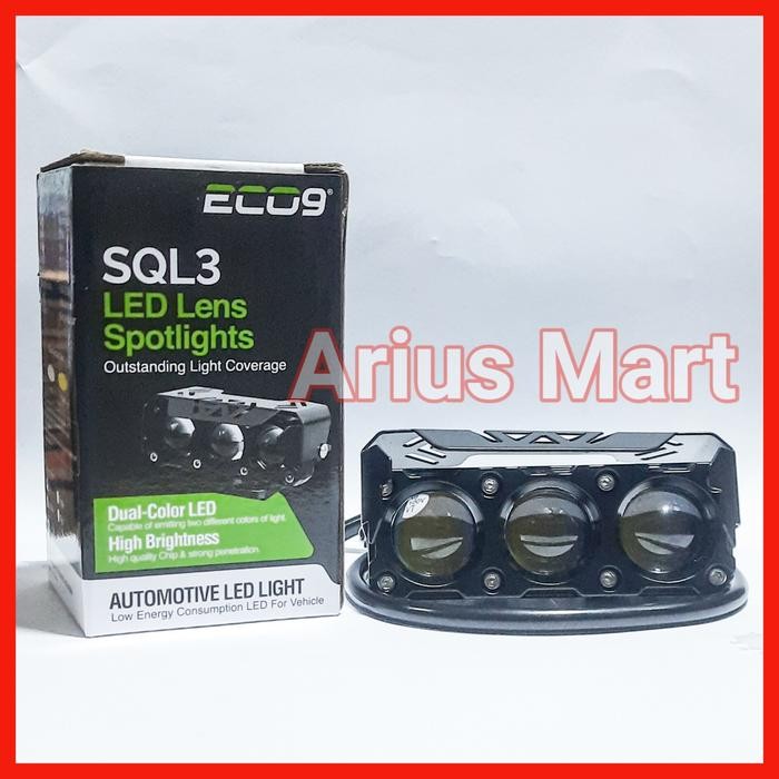 LAMPU TEMBAK SQL 3 Mata LUMINOS Lampu Tembak 2 warna