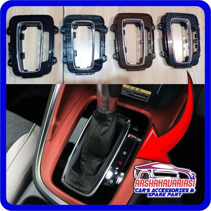 Ready Bezel Panel Shifter List Garnish Cover Tutup Transmisi Persneling Tuas Gigi Honda HRV HR-V