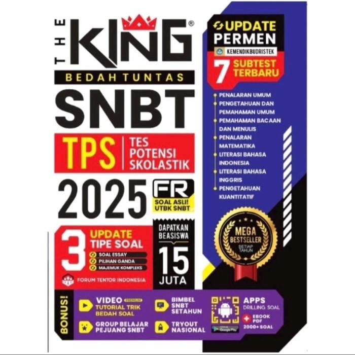

Ready BUKU THE KING SNBT 2025 BEDAH TUNTAS TPS SNBT