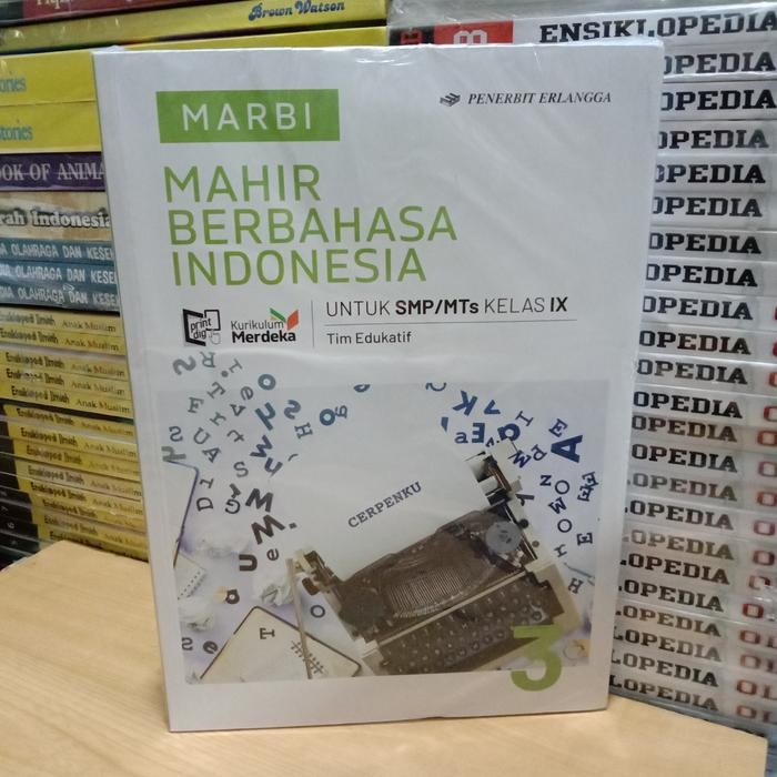 

Ready Buku Original MARBI MAHIR BERBAHASA INDONESIA SMP Kelas 9 Kurikulum Merdeka Print dig Erlangga
