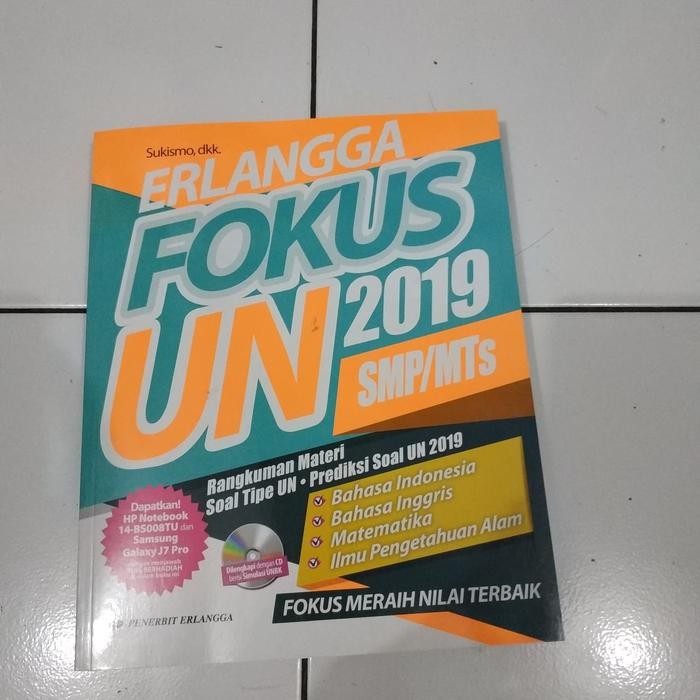 

Ready Buku Fokus UN 2019 Erlangga