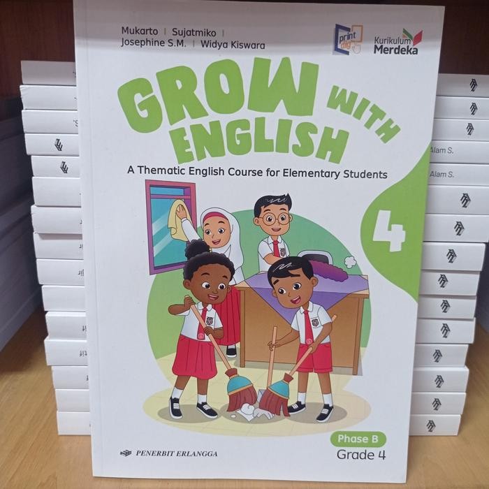 

Ready Buku SD Grow With English Kelas 4 SD / MI Kurikulum Merdeka Erlangga