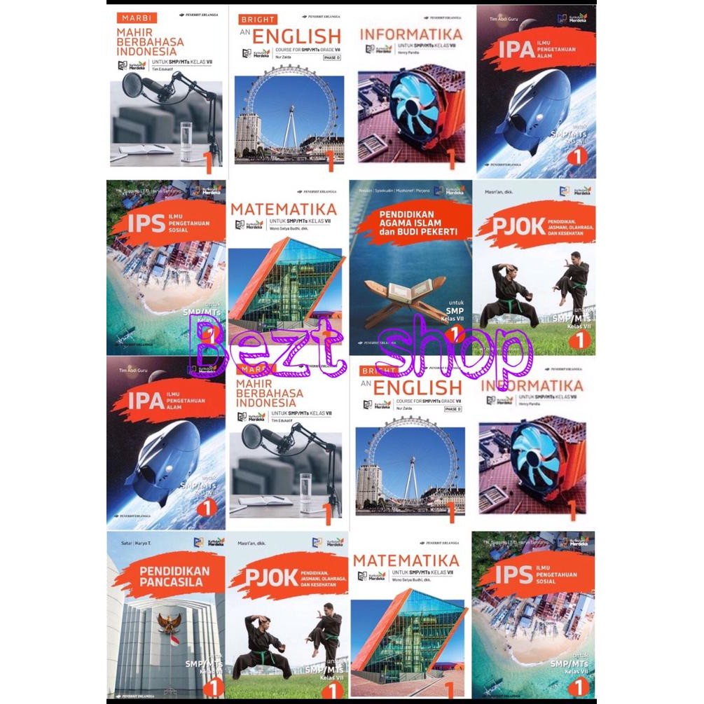 

Ready Buku paket kelas VII-7 SMP/MTS Kurikulum Merdeka- Erlangga