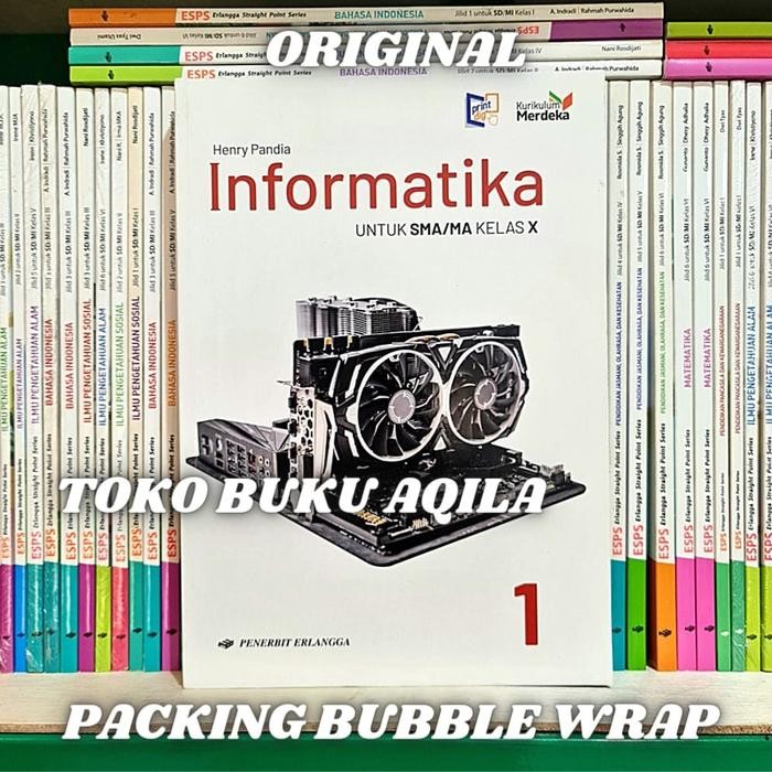 

Ready Buku Informatika Kelas 1 / X 10 SMA Erlangga Kurikulum Merdeka