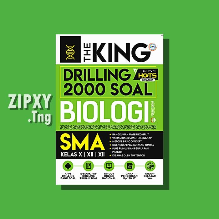 

Ready Buku The King Drilling 2000 Soal Hots Biologi SMA Kelas 10-11-12