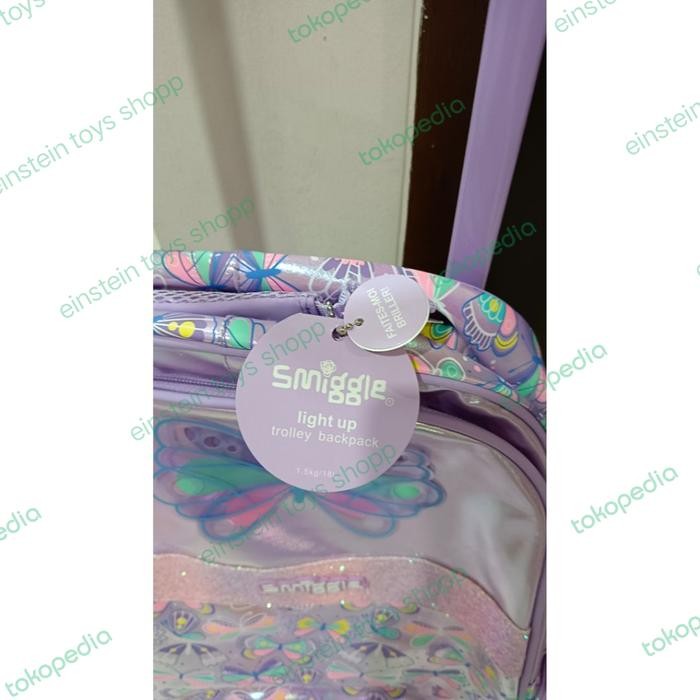 PROMO.. SMIGGLE TROLLEY FLUTTER BACKPACK/TAS KOPER ANAK SD SMIGGLE/ORI/KADO