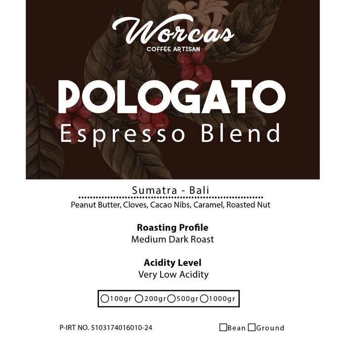 

WORCAS KOPI POLOGATO ESPRESSO BLEND 1 KG