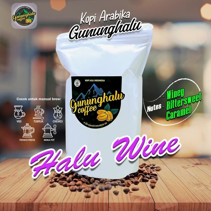 

ARABICA GUNUNGHALU - ROASTBEAN - WINE PROCESS - 500 GRAM