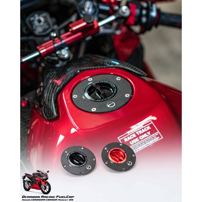 

Terlaris Dcarbon Racing Fuel Cap Honda Cbr250Rr Cbr150R Monkey125
