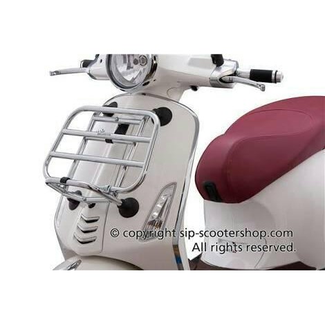 

Terlaris Front Rack Original Vespa Primavera/Sprint (Chrome)