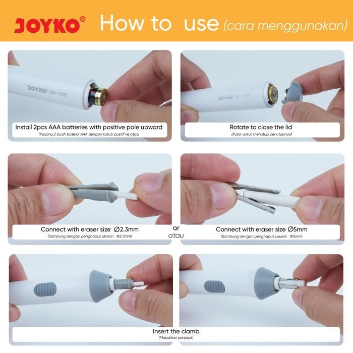 

Penghapus Elektrik Electric Eraser Joyko ER-139E