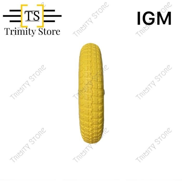 (Expert) Roda Gerobak Dorong Pasir Karet Ban Mati Model Artco Merk IGM