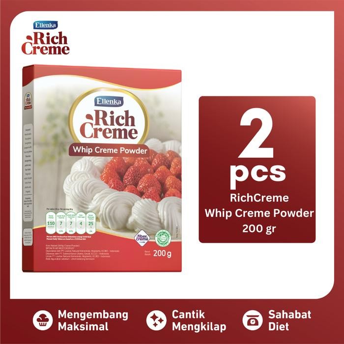

FREShBgt- RichCreme Whip Creme 200 gr Twinpack