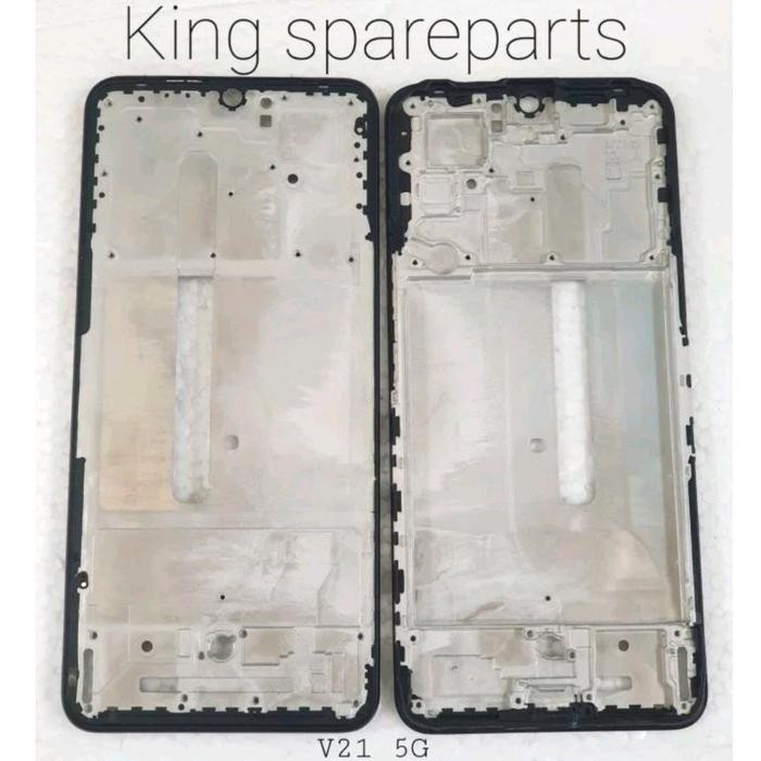 FRAME DUDUKAN LCD TULANG TENGAH VIVO V21 5G V2050