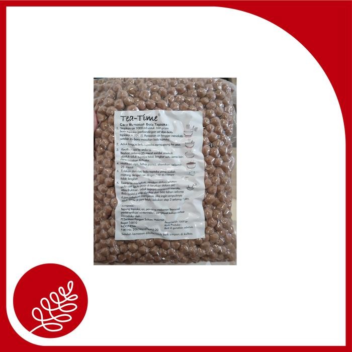 

FREShBgt- TEA TIME TAPIOCA PEARL 1KG / BOBA / MINUMAN / MAKANAN