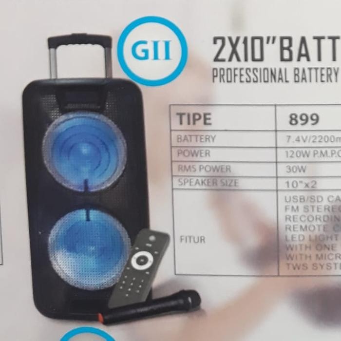 Speker Multimedia Noise Ns-899Gii 10"