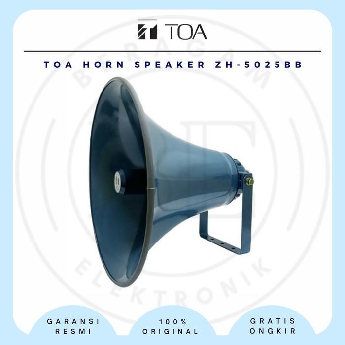 Toa Speaker Corong Zh 5025Bb Zh Warna Biru Garansi Corong Masjid