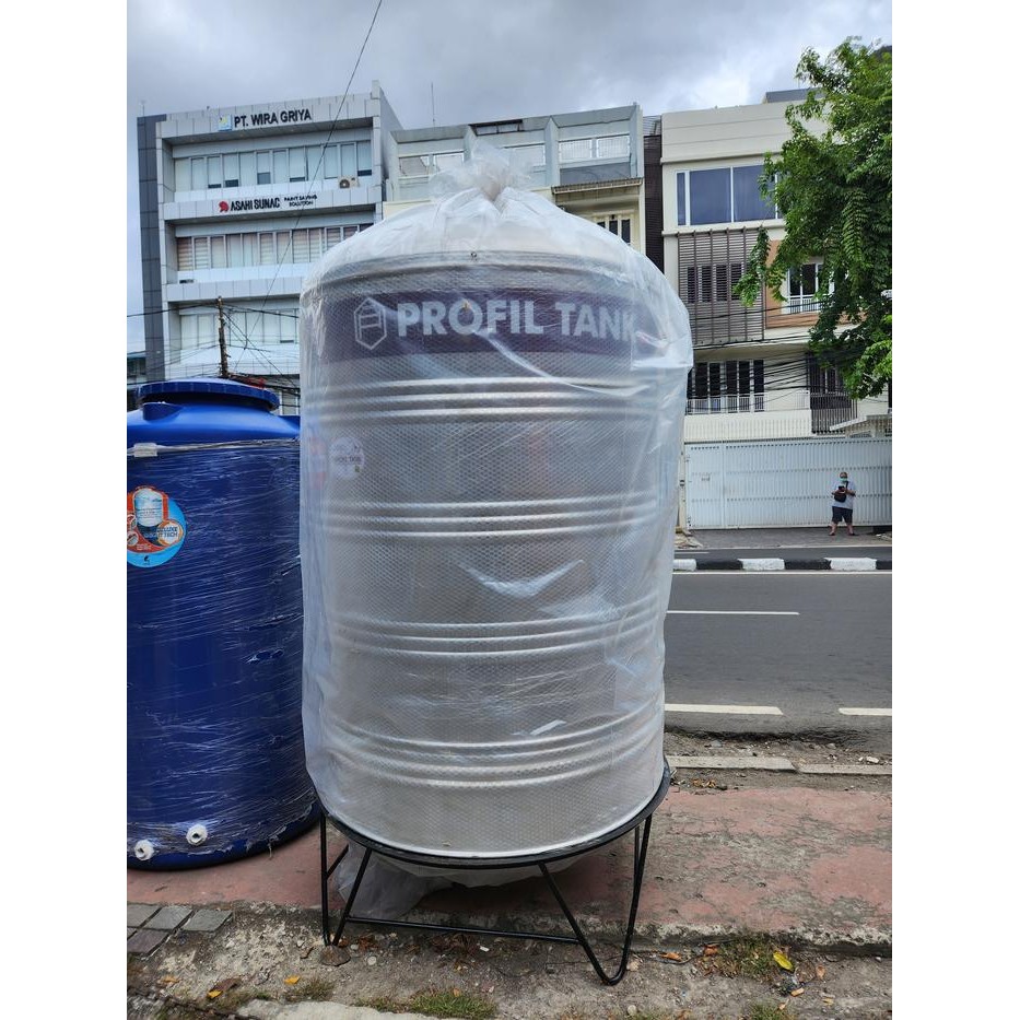 Terlaris Toren Tangki Air Stainless Steel Profil Tank Ps2000 Kaki / Ps 2000