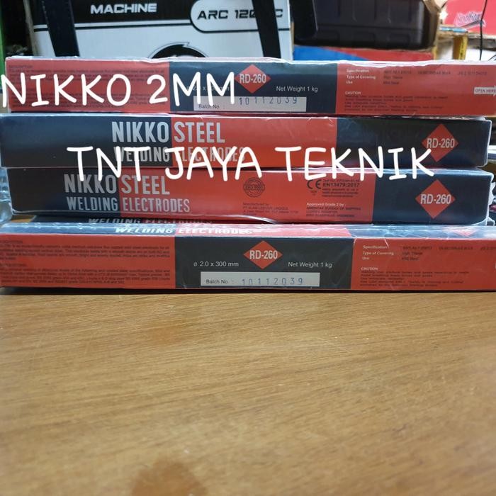 KAWAT LAS NIKKO STEEL RD 260 2 MM / KAWAT LAS NIKKO RD260 2MM