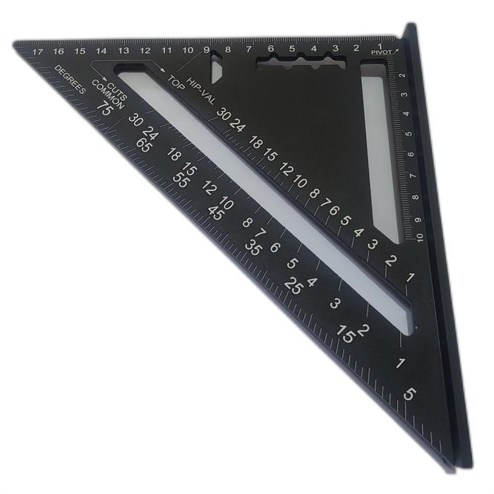 

Speed Square 7" Black Pengaris Siku Segitiga