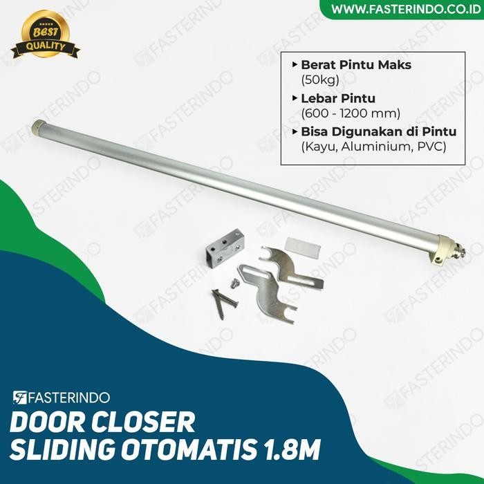 Door Closer Sliding Otomatis / Penutup Pintu Geser Otomatis
