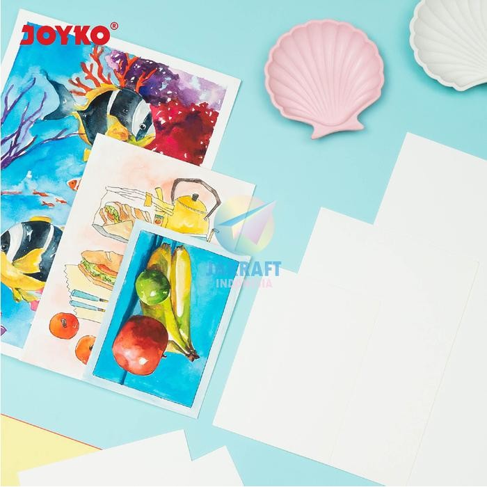 

10 Lembar Kertas Kanvas Lukis WLPP2500 Besar A4 Sedang A5 Kecil A6 Tebal 300 Gsm Segala Jenis Cat