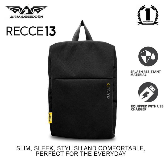 

Armaggeddon Recce 13 Lifestyle Tas Laptop Bapa Water Proof [ Comfortable Slim And Stylish ] Sekolah