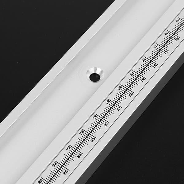 T-Track T-Slot Ukuran 1000Mm With Scale For Table Saw And Router Table