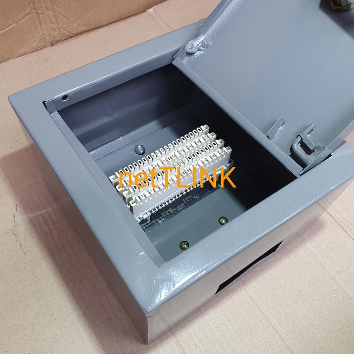 Box mdf telepon 20 pair / Terminal box 20 pair /box telepon kaleng 20"