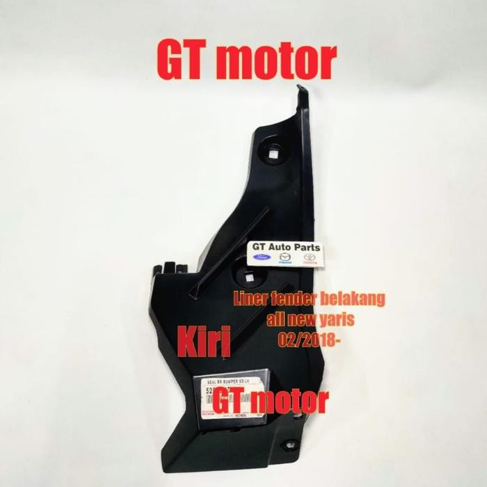 plastik liner inner fender belakang kiri all new yaris 2018-up