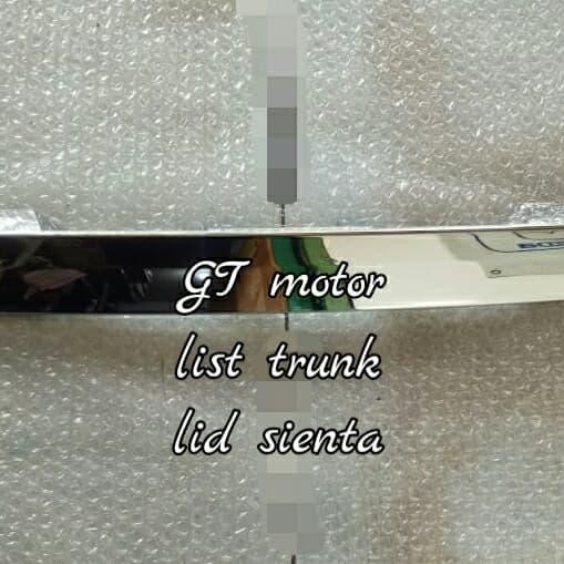 list bagasi trunklid trunk lid belakang sienta