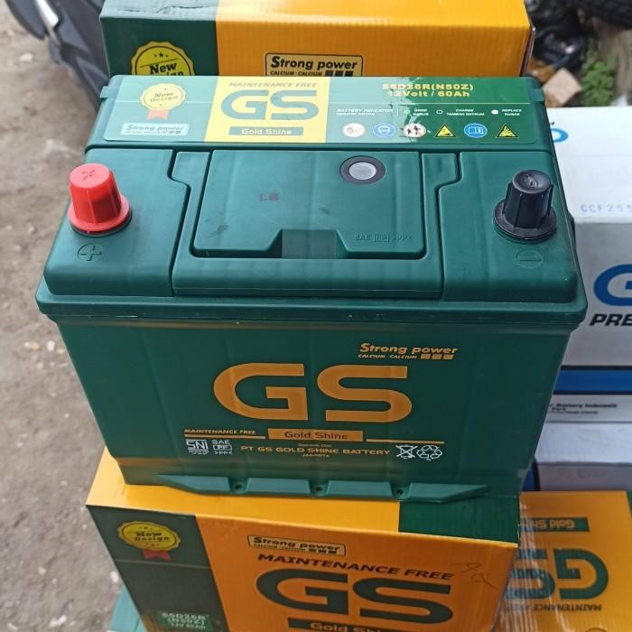 Aki Kering Mf N50 12V 50Ah 50-Amper Gs Gold Shine