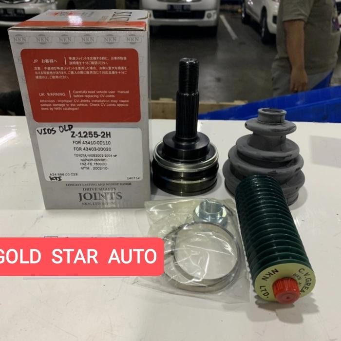 As Roda Luar Cv Joint Out Vios Lama Old Tahun 2002 2003 2004 2005 2006