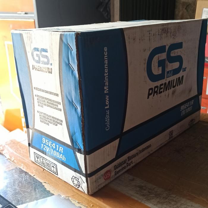 Aki Accu Basah N100 12V 100Ah 100Amper Gs Premiera