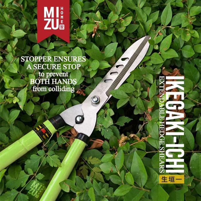 Mizu Ikegaki-Ichi Hedge Shears Ting Rumput Ting Pagar Taman