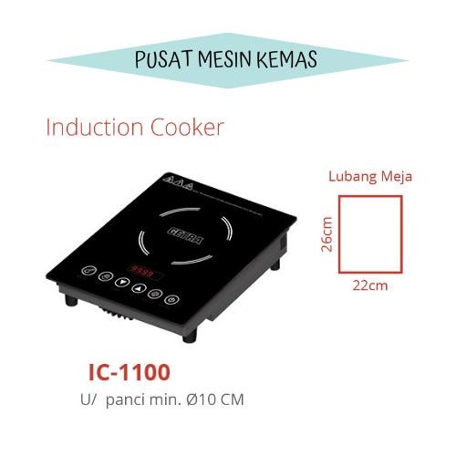 Induction Cooker IC 1100 Kompor Listrik Kompor Tanam