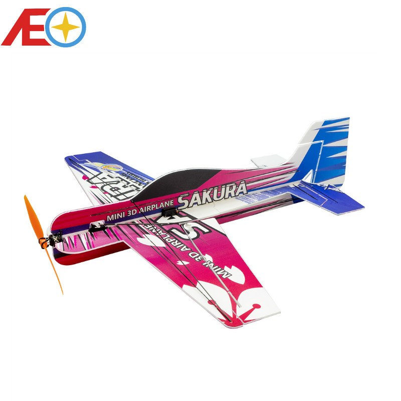 New Pp Magic Board Micro 3D Indoor Airplane Sakura Lightest Plane Kit Rc Airplane Rc Model Hobby Toy
