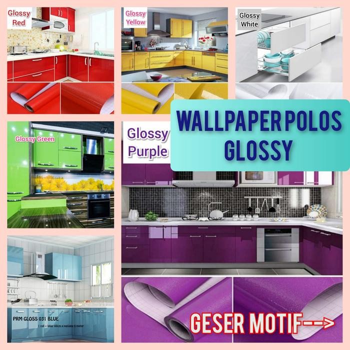 WALLPAPER WALPAPER WELPAPER WALLSTICKER WALSTIKER WALLSETIKER STIKER KITCHEN DAPUR SET WALLPAPER