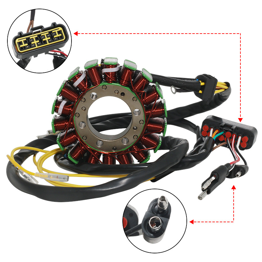Motorcycle Generator Stator Coil Comp For Polaris Sportsman MV7 600 700 Military 2004 2005 2006