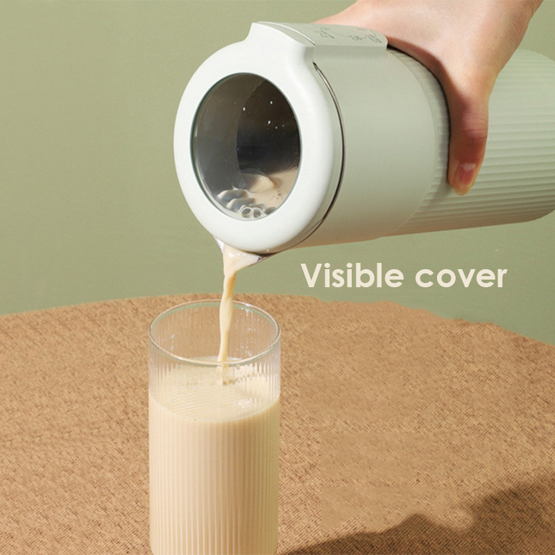 300ml Mini Soymilk Maker Food Blender Multifunction Soymilk Rice Paste Juice Maker Food Mixer 1-2