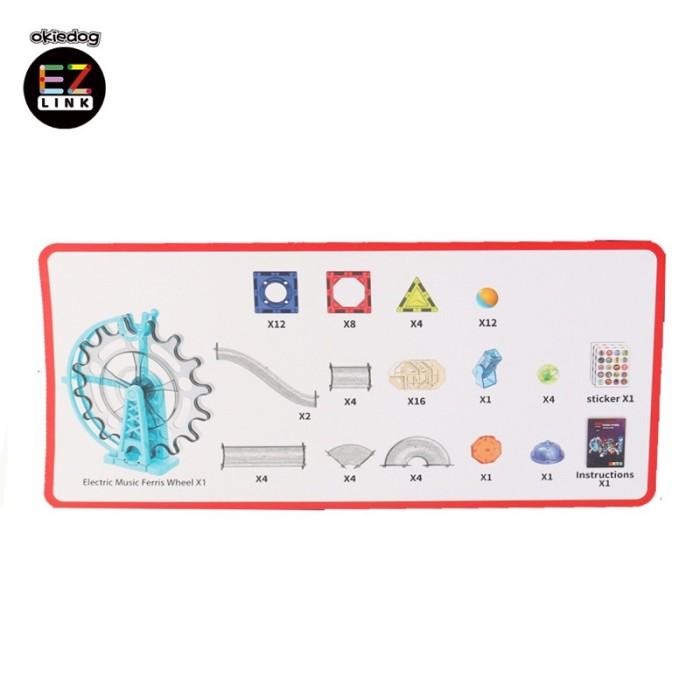 Okiedog EZLink 3D Magnetic Ferris Wheel 80 pcs